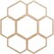 Ekena Millwork Florin Wood Fretwork Pierced Ceiling Medallion, Alder, 18"OD x 6 3/8"ID x 3/8"T CMWP18X18X0375FOAL - alternate 1